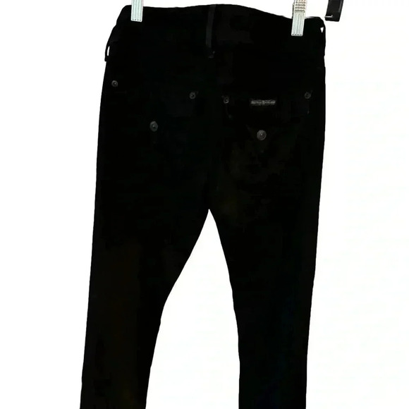 Hudson women’s black jeans. Button down flap back pockets size 24 - Picture 1 of 10
